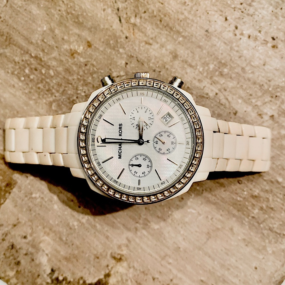 Michael Kors white watch